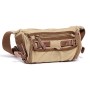 *Clearance* 11 in. Stylish Trapezium Canvas Waist Fanny Pack C83