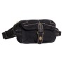 8 in. Small Stylish Canvas Waist Bag C85