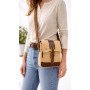 9 in. Tall Small Satchel Canvas  Shoulder Bag C87