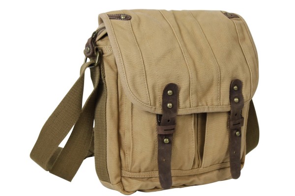 10 in. Tall Small Satchel Canvas  Shoulder Bag C88
