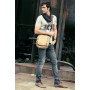 10 in. Tall Small Satchel Canvas  Shoulder Bag C89