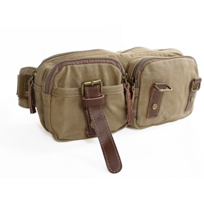 10 in.  Stylish Canvas Waist Bag C92