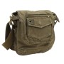 8 in. Tall Small Canvas Slim Sling Shoulder Bag C93