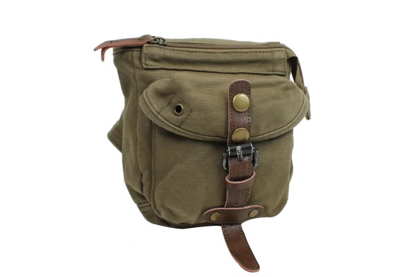 *Clearance* 7 in. Stylish Small Canvas Waist Bag C94