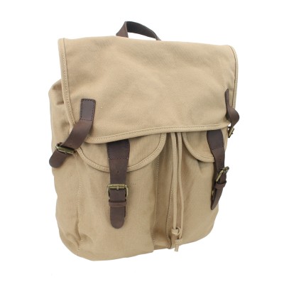 Large Canvas Laptop Book Backpack CK13