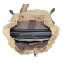 Large Canvas Laptop Book Backpack CK13