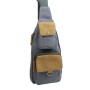 Long Shape Slide Canvas Shoulder Chest Pack CK81