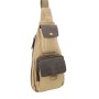 Long Shape Slide Canvas Shoulder Chest Pack CK81