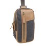 Sale = Dual Compartments Cotton Canvas Travel Chest Pack CK86