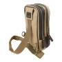 Sale = Dual Compartments Cotton Canvas Travel Chest Pack CK86