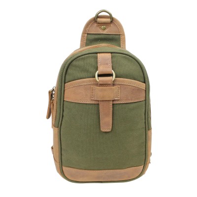 Sale - Cotton Canvas Chest Pack Travel Bag CK88