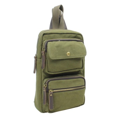 Cotton Canvas Chest Pack Travel Bag CK94