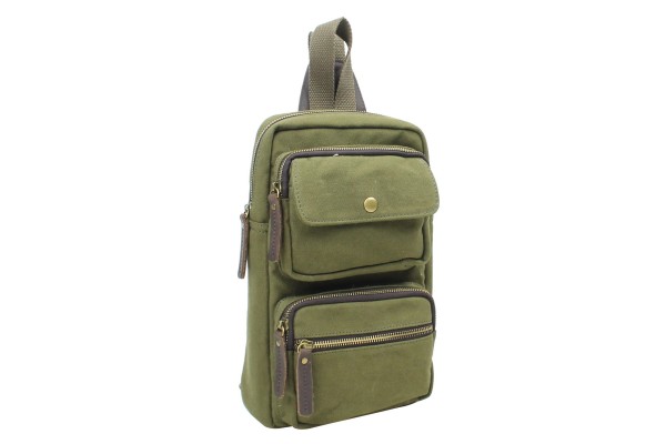 Cotton Canvas Chest Pack Travel Bag CK94