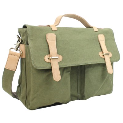 15 in. Casual Style Canvas Laptop Messenger Bag CM03