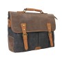 Vintage Cotton Wax Canvas Laptop Messenger Bag CM19W