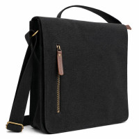 12 in Casual Canvas Messenger Bag CM25
