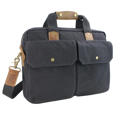 15 in. Casual Style Canvas Laptop Messenger Bag CM28