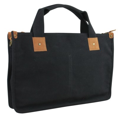 17 in. Canvas Messenger Casual Bag with Lift Handle CM34