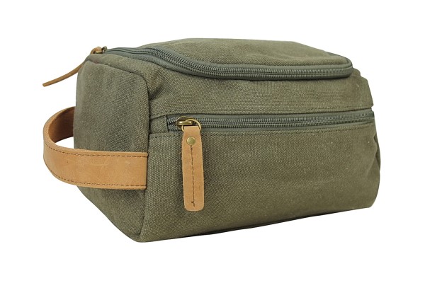 Cotton Canvas Travel Toiletry Bag CT01