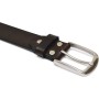 1.5" Wide Full Grain Leather Belt For Men Stainless Steel Buckle Black Brown Belt Dress Belt vegetable Tanned Leather - 05-5G-CO