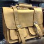 C.E.O. - 10 lb Weight 17 in. Classic Full Leather Briefcase Backpack  L01