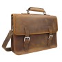 Large Full Grain Cowhide Leather Laptop Bag L05