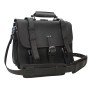 Classic 16 in. Large Leather Briefcase Backpack L09