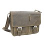 15 in. Cowhide Leather Casual Messenger Bag L10