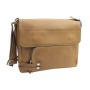 13 in. Leather Messenger Shoulder Bag  L19