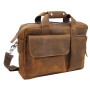 Cowhide Leather Casual Messenger Bag L23