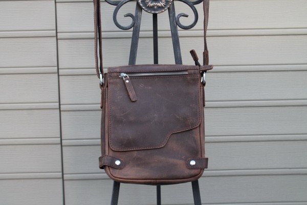 10 in. Cowhide Leather Satchel Bag L28