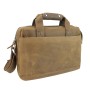 15 in. Classic Fine Leather Messenger Bag Daily Bag L29