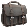 On Sale 16 in. CEO Leather Briefcase Backpack Tote L33