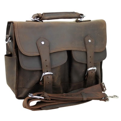 Full Grain Leather Cowhide Leather Pro Briefcase L41