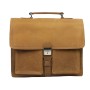 Pro Cowhide Leather Portfolio Briefcase L46