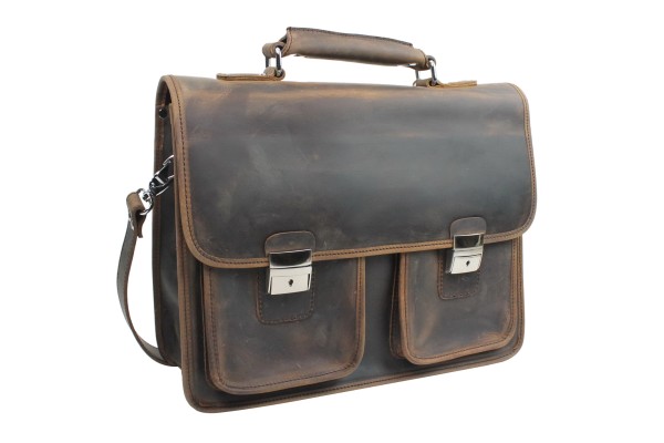 Cowhide Leather Pro Briefcase Case L49