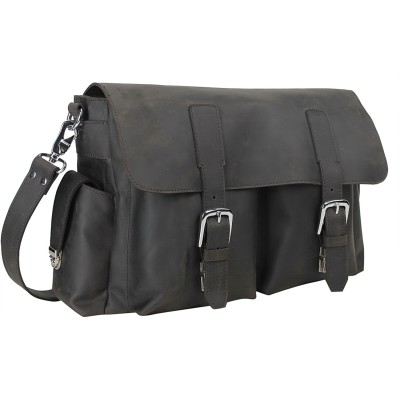 Casual Leather Messenger Bag L51