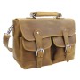 Spacious Cowhide Leather Messenger Bag L53