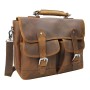 Spacious Cowhide Leather Messenger Bag L53