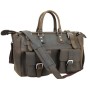  Classic Cowhide Leather Overnight Travel Duffle Bag L54