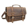 Cowhide Leather Heavy Duty Business Attach Travel Camera Bag L57