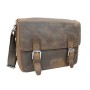 Full Grain Cowhide Leather Casual Messenger Bag L60