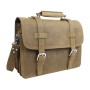 Full Leather 16 in. 3-tier Pro Leather Briefcase L63