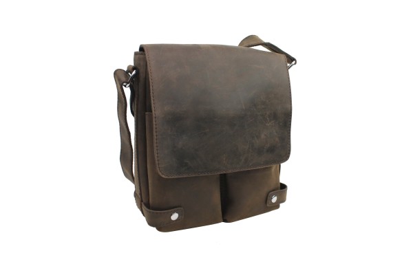 Full Grain Leather Messenger Bag L79