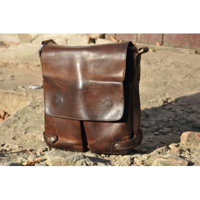 Full Grain Leather Messenger Bag L79