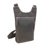 9 in. Cowhide Leather Pouch Kindle Sling Slim Bag L83