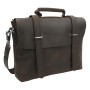 Cowhide Vintage Leather Messenger Bag L88