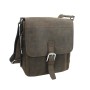 12 in. Cowhide Leather Casual Messenger  iPad Satchel Bag L89