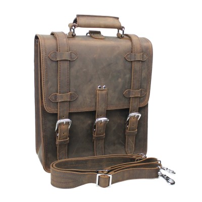 15 in. MacBook Pro - Full Leather Backpack LB04