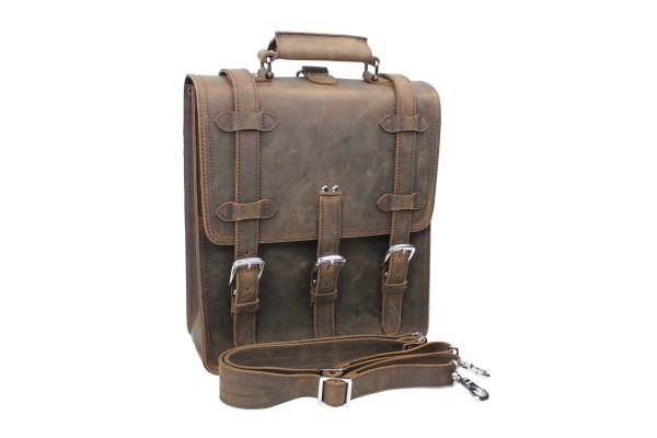 15 in. MacBook Pro - Full Leather Backpack LB04